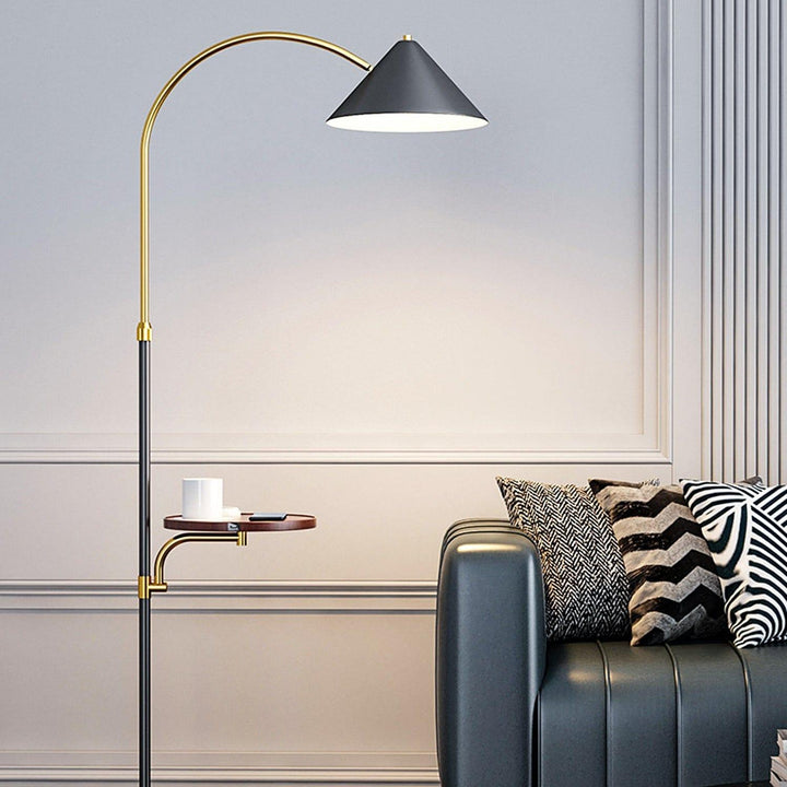 Floor Lamp With Side Table