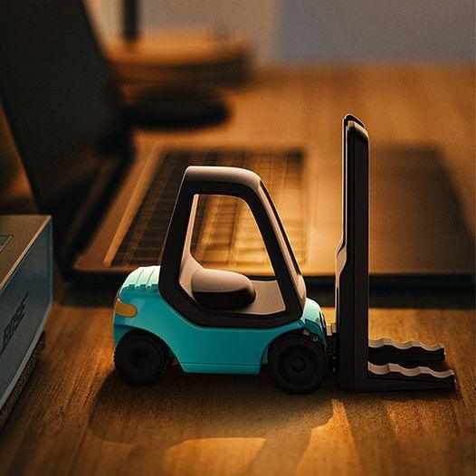 Forklift Phone Wireless Charger