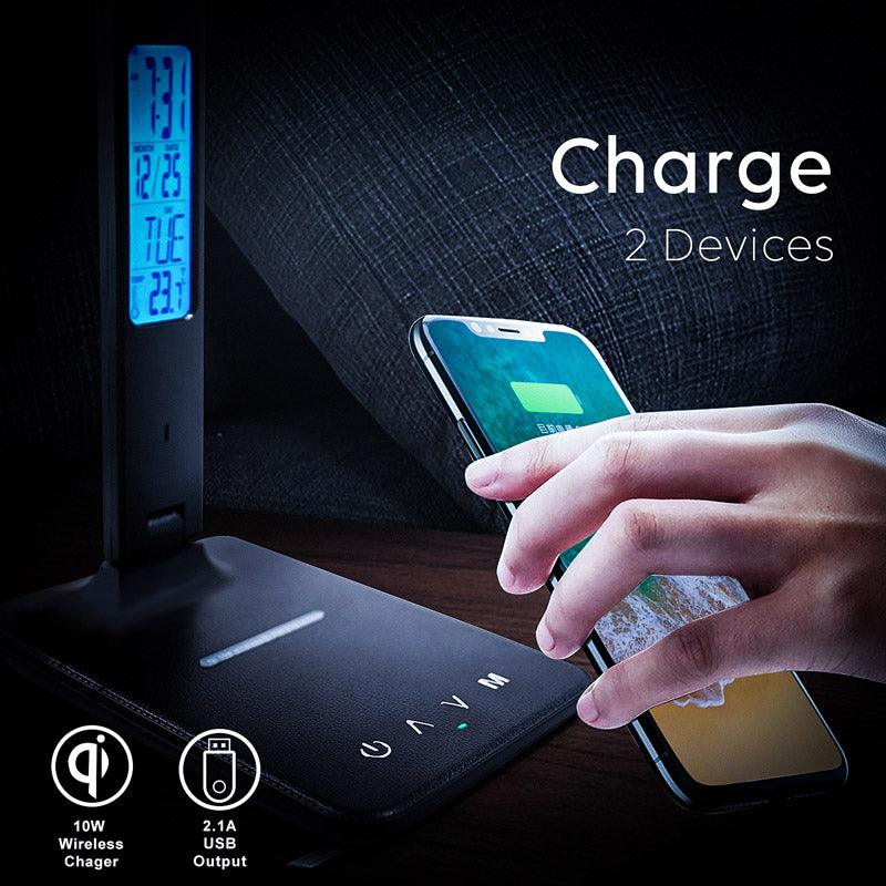 Table Lamp with Wireless Charger - Present Them