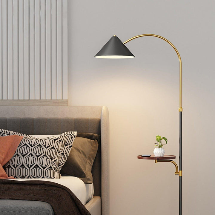 Floor Lamp With Side Table