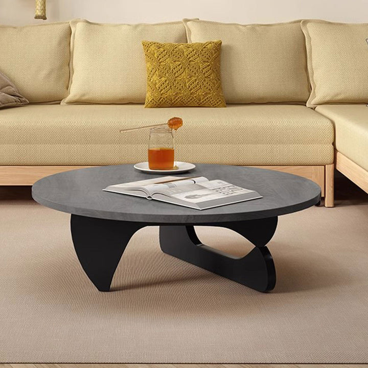 Circular Wooden Coffee Table