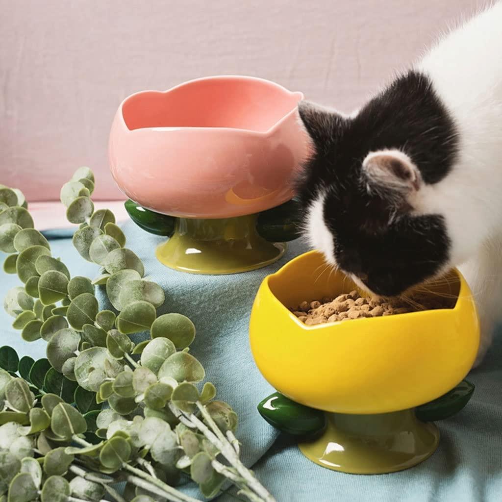 Flower Shape Pet Bowl