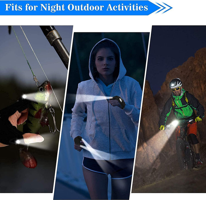Flashlights Gloves for Outdoor Activities
