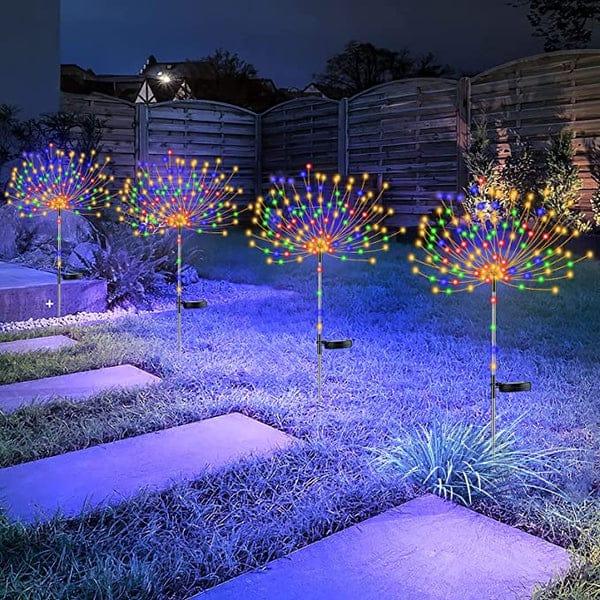 Solar Garden Fireworks Lamp