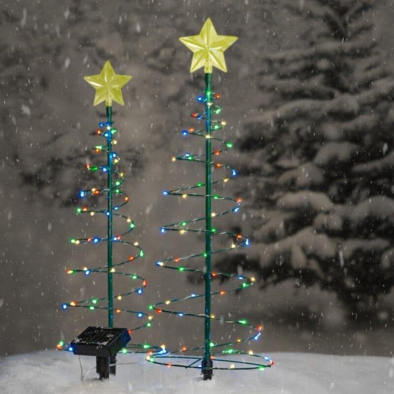 solar Christmas tree light decoration 